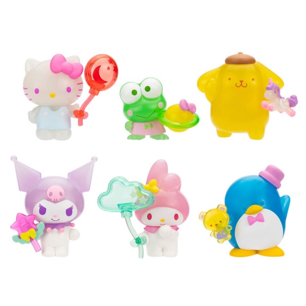 Hello Kitty & Friends Dreamland Series 2 Set of 6 Plastic Figures w Accessories